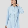 đầm sơ mi midi kẻ sọc màu xanh dương (2)_8