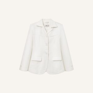 Áo vest khaki dứa trắng 1