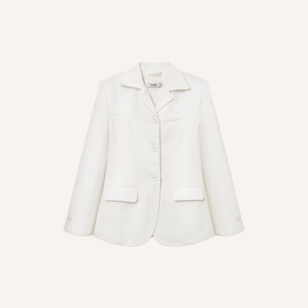 ÁO VEST KHAKI DỨA TRẮNG (PREMIUM)