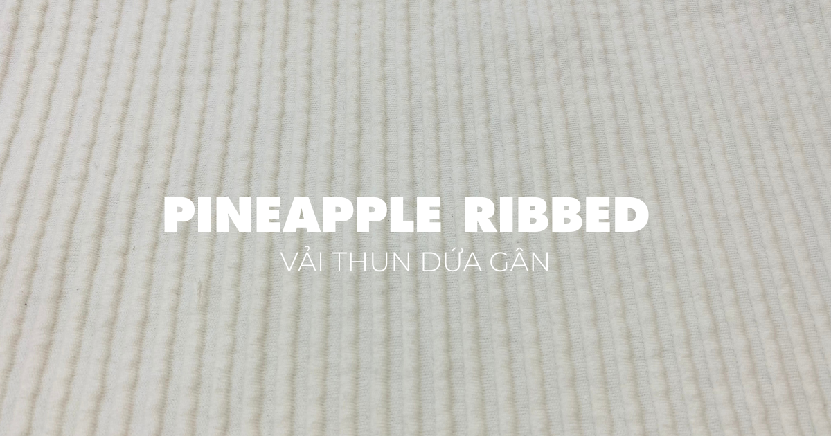 Ảnh bìa Vải thun dứa gân