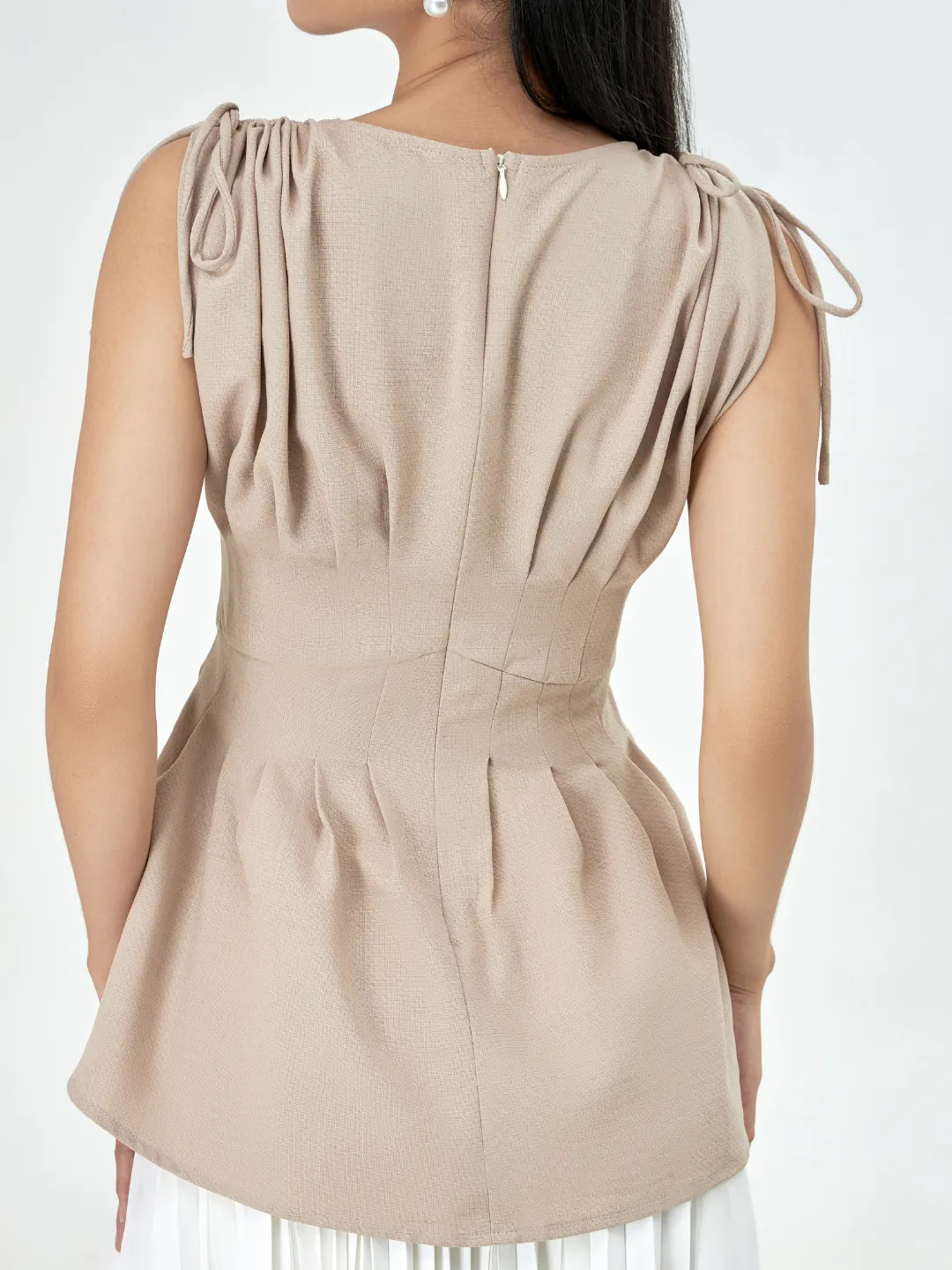 ÁO CỔ TIM CHÍT EO SHE NANO - HIỆU ỨNG LINEN5_19